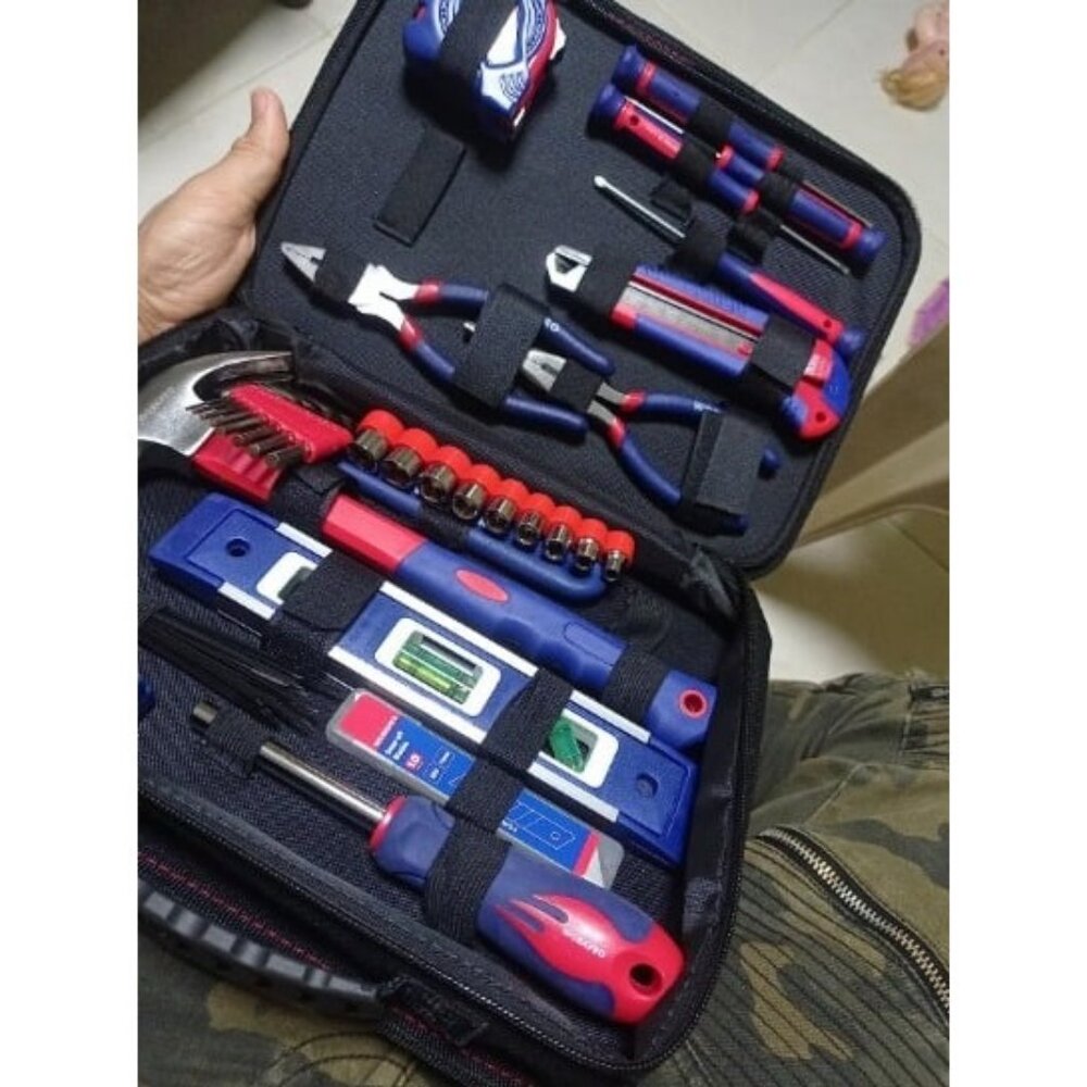Home Tool Kit, 100 Piece Kitchen Drawer Household Hand Tool Set